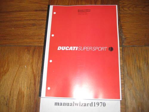 Ducati 400 SS Junior 350 Sport Service Repair Manual Part# 91470221D