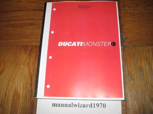 Ducati Monster S4R Service Shop Repair Manual Part# 91470521E