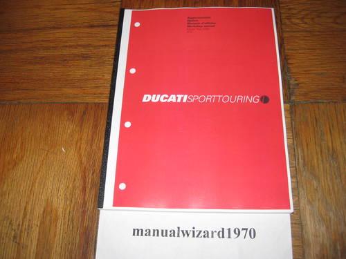 Ducati ST3 ST3S ABS Part # 91470671A Service Shop Manual Book