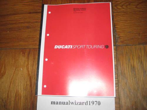 Ducati ST3 Supplement Service Shop Repair Manual Part# 91470531E