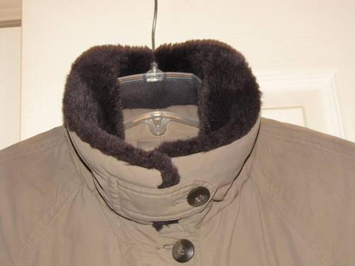 Eddie Bauer Goose Down Coat with fur - Petite Small / Medium (PS / PM)