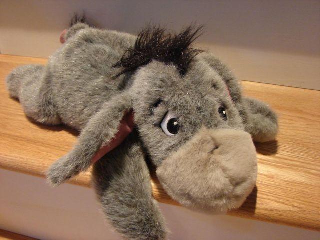 EEYORE stuffed animal; gray; Winnie the Pooh collection
