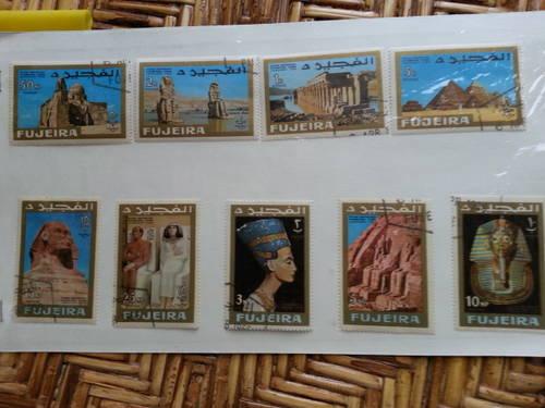 Egypt, India, Russia Used Postage Stamps, from 70s and 80s