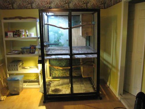 Excellent conditiongently used travel parrot cage - collapsible