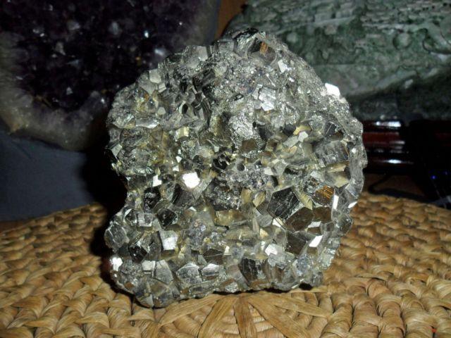 Exceptional Beautiful Specimen of Cubic Pyrite Crystal