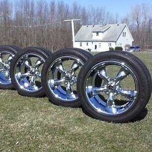 ford mustang chrome bullit wheels brandname racelinewheels replicas