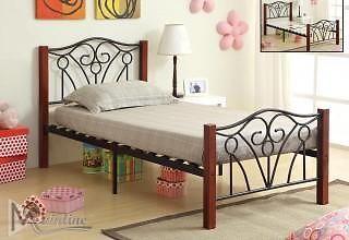 FULL SIZE PLATFORM BED WITH 5 YEAR WARRANTY PILLOW TOP MATTRESS