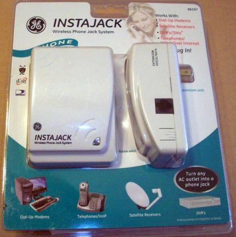 GE InstaJack Wireless Phone Jack System - NIP