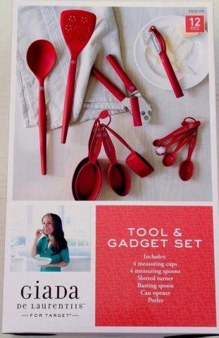 Giada De Laurentiis 12-Piece Tool & Gadget Set - For The Kitchen - NIB
