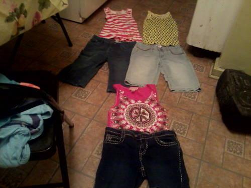 Girls 27 Pieces Spring/Summer Clothing Size 14/16