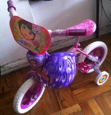 Girls pink belle princess bike