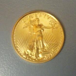 $$$ GOLD AMERICAN EAGLE $$$ 1/10 OZ GOLD $5 EAGLE COIN!!!