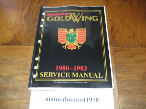 Goldwing GL1100 GL 1100 Service Shop Repair Manual Part# GL1183