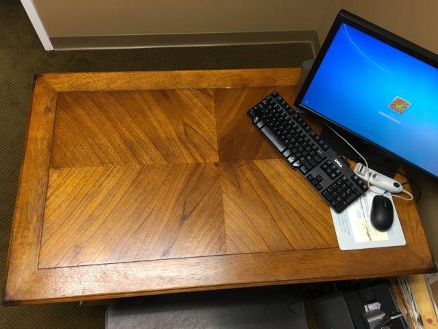 Good Condition Hard Wood Desk/Table