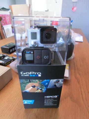 GoPro Hero 3+ Black Edition Camcorder plus accessories