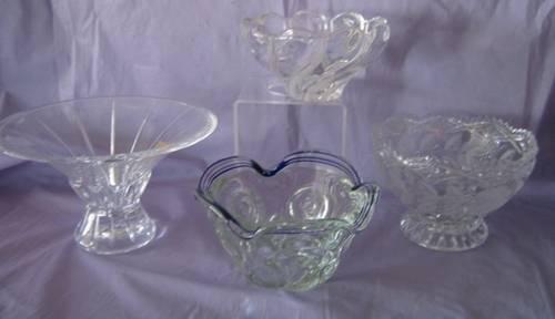 Gorgeous clear glass BOWLS - use or display