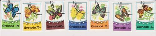 Grenada 652-58 stamp set