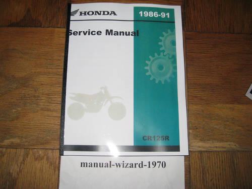 GROM 125 MSX125 Service Shop Repair Manual Part# 61K2600
