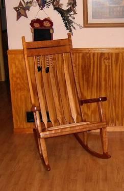 Handcrafted Cherry Rocking Chair