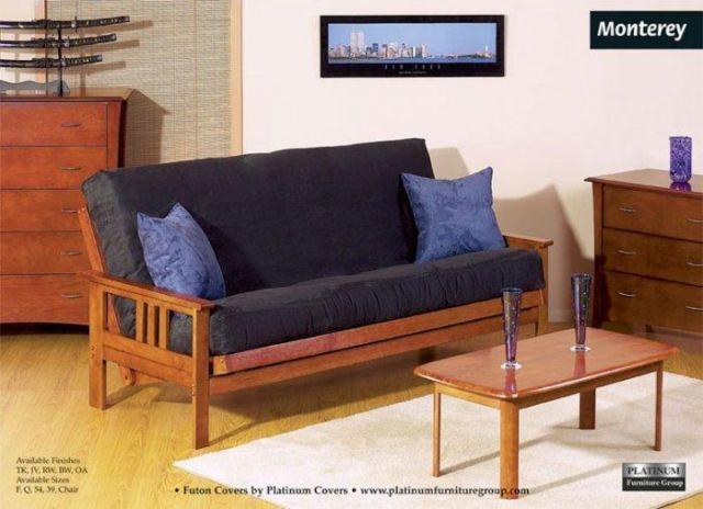 Hardwood Futon Frame+Mattress.Price is for FULL size. Queen Size avail