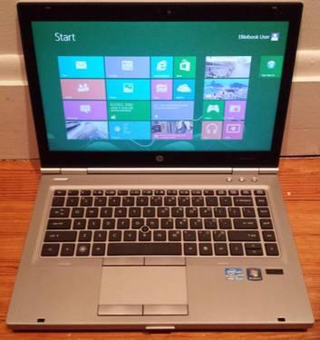 HP EliteBook 8460P Laptop Notebook Core i5 2520M @2.50 Windows 8 Pro