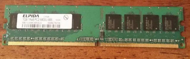 Hynix 2GB DDR2 RAM PC2-6400 240-Pin DIMM Desktop Computer Memory Ram
