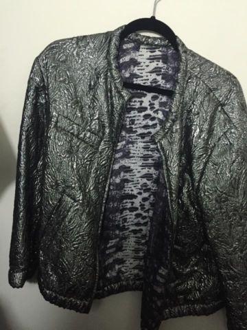 Isabel Marant x H&M reversible silver Jacket
