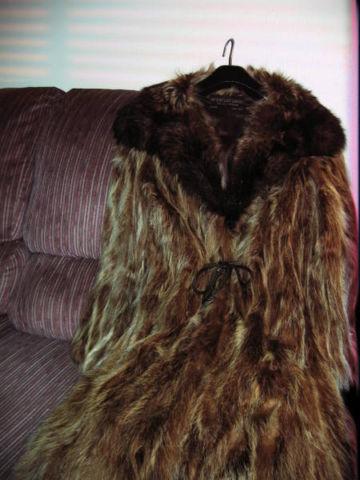 Jacques Saint Laurent Vintage Fur Coat $300.
