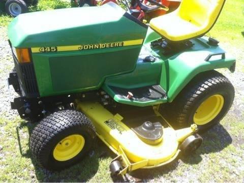 John Deere 445 garden tractor