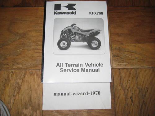 Kawasaki KFX50 KFX 50 Service Shop Repair Manual Part# 99924-1370-04