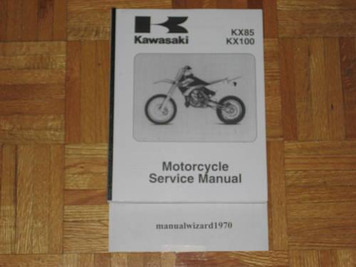Kawasaki KX85 Service Shop Repair Manual Book Part# 99924-1265-11