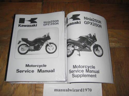 Kawasaki Ninja 250R Service Shop Repair Manual Part# 99924-1391-05