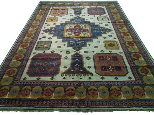 Kazak Rug 10x14 ft NEW Handmade Oriental Wool Carpet