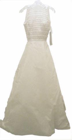 Kleinfeld 100% Silk Randy Fenoli Wedding Dress Size 6
