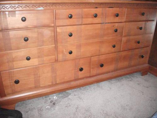 Large Shaker-style Dresser with Mirror -- Best Offer