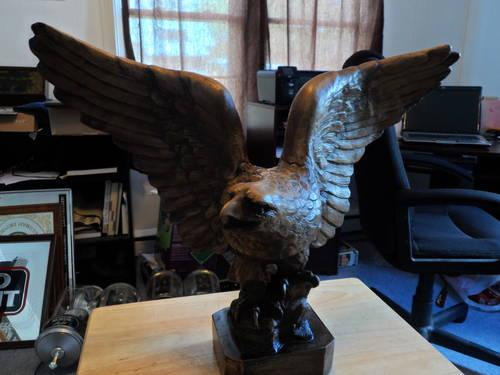 Large Vintage Eagle Sculpture