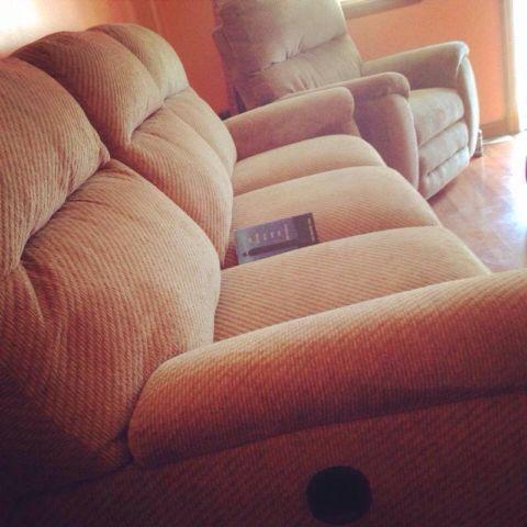 LazyBoy couch and recliner