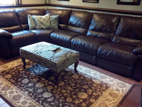 leather sectional