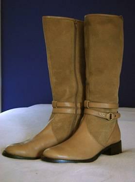 Leather & Suede Etienne Aigner Knee High Riding boots (Barely Worn)10M