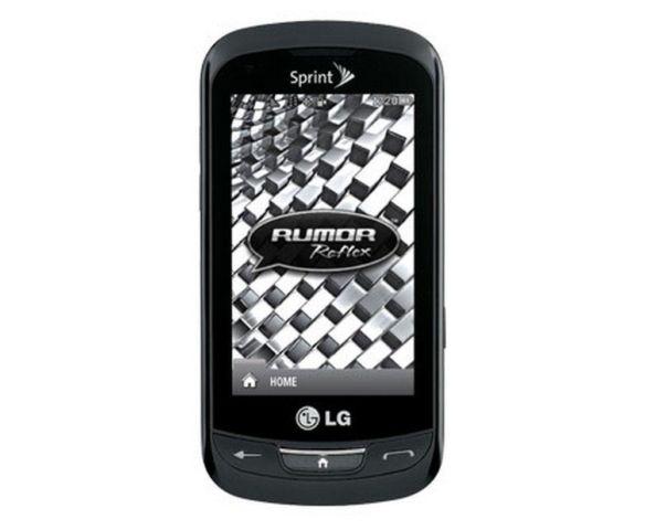 LG Rumor Reflex LN272 Sprint Phone Black with QWERTY Keyboard and Touc