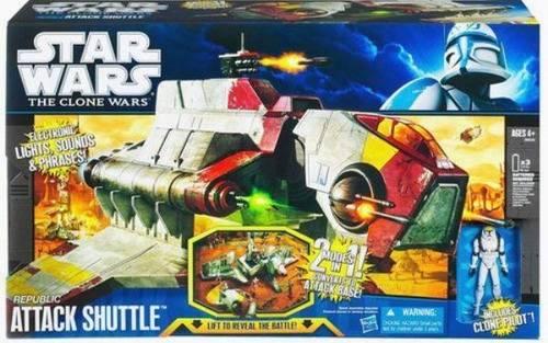 Like new Star Wars Attack of the Clones Republic Gunship with Box