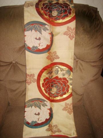 Lined Silk Brocade Scarf/Fabric