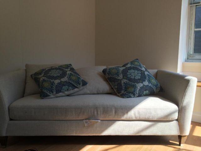 Linen Couch in like-new condition