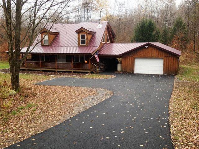LOG HOME for Sale in Camden NY -- 4 Acres -- Wooded Land near Forests
