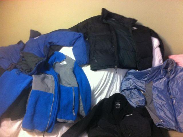 lot of 6 jackets for men and boy