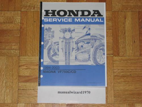 Magna 750 VF750C VF750CD Service Shop Repair Manual Part# 61MZ509