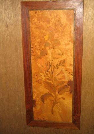 MARQUETRY FLORAL, CITYSCAPE, FISHERMAN