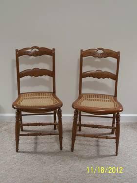 Matching Set of Cane Chairs