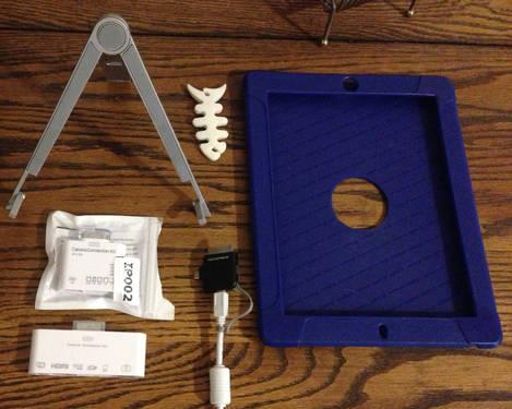 MEGA iPad/iPhone accessory kit (metal stand, Camera Kit, etc.)