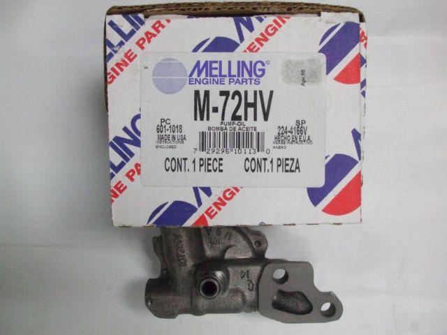 Melling M72HV Oil Pump High Volume Small Block MOPAR